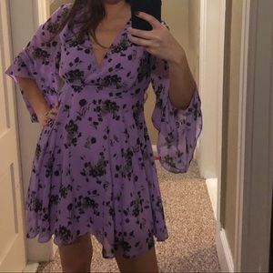 Beautiful purple floral dress